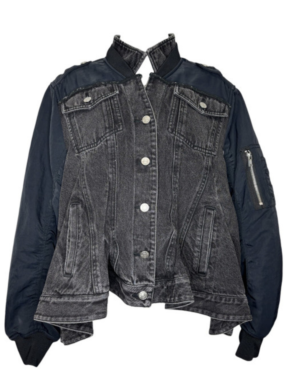 Phillip Lim Hybrid Denim Flight Jacket NWT